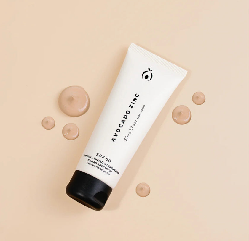 Avocado Zinc Natural Tinted Moisturiser- Light